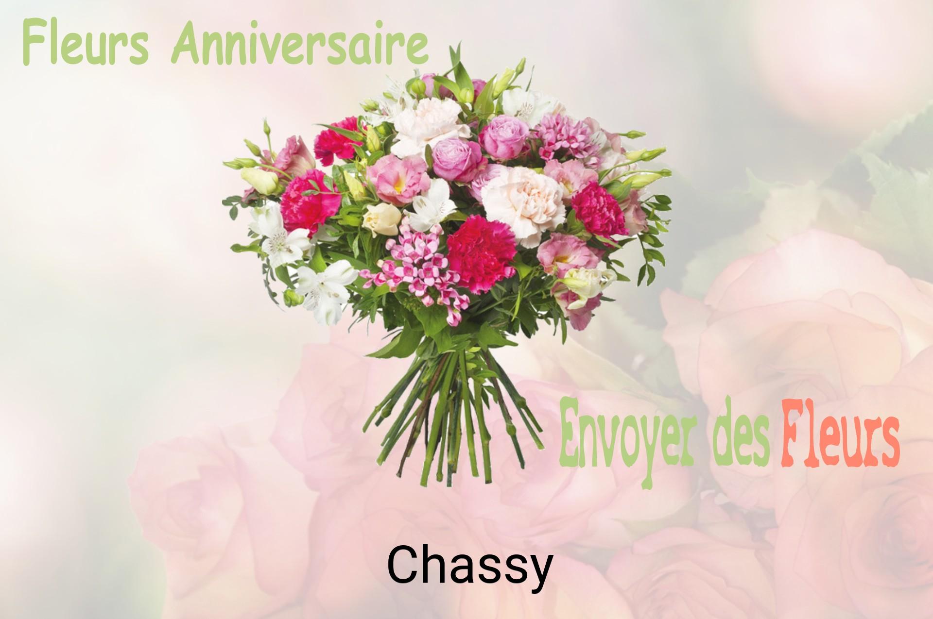 Bouquet de fleurs d’anniversaire livré à Chassy